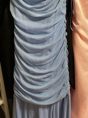 Macy's | Dresses | Macys Royal Blue Floral Sequin Prom Dress | Poshmark